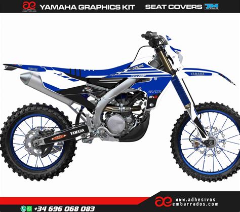 Pegatinas Yamaha Wrf Yzf Azul Adhesivosembarrados