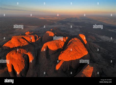 An Aerial View Of Kata Tjuta The Olgas In Australia S Northern