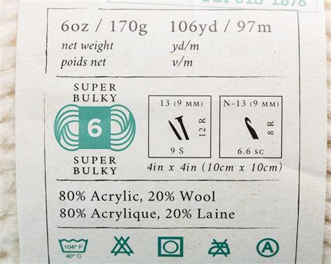 How To Read Yarn Labels And Symbols Sarah Maker