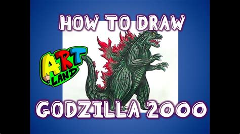 How To Draw Godzilla 2000