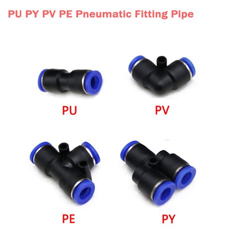 PU PY PV PE Pneumatic Fitting Pipe Connector Tube Air Quick Fittings