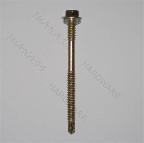 Din K Hexagon Head Wahser Self Drilling Screw With Plastic Washer