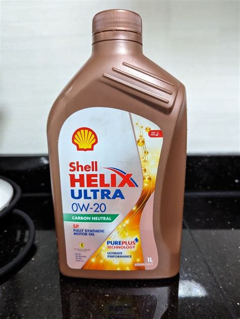 Engine Oil 1L Shell Helix Ultra 0W 20 Fully Synthetic Car