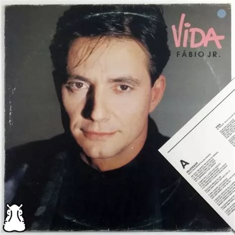 Lp Fábio Jr Vida capa Diferente Disco Vinil 1988 Encarte MercadoLivre