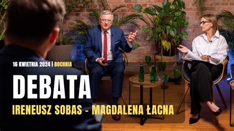 Debata kandydatów na burmistrza Bochni M Łacna I Sobas 16 04 2024