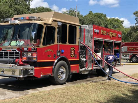 Magnolia Fire Department Responds To A Residential Fire Magnolia Fire