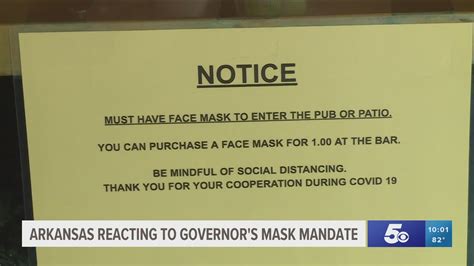 Arkansas Face Mask Order In Effect Read The Full Text Here