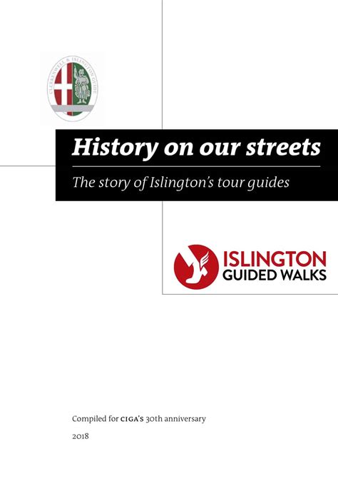 Our History Islington Guided Walks