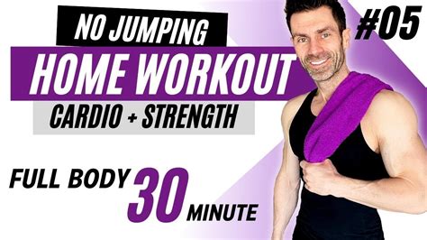 30 Min Low Impact No Jumping Home Workout Stretch Cardio Workout