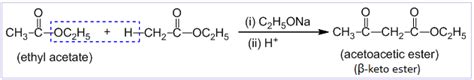 Claisen condensation reaction - Examples and Mechanism