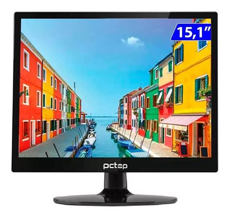 Monitor Pctop Led Polegadas Hd Hz Ms Hdmi Vga