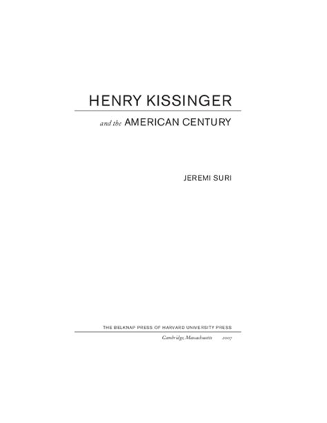 (PDF) henry kissinger ..diplomacy