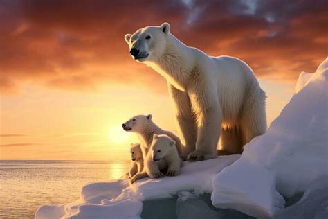 Polar Bear Family Stock Photos, Images and Backgrounds for Free Download