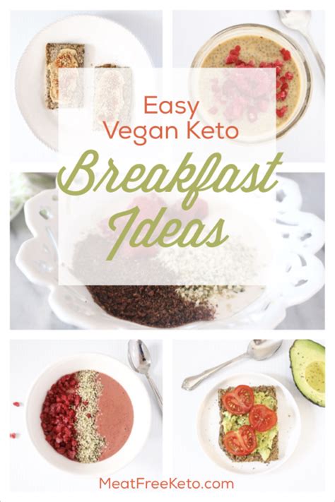 Easy Vegan Keto Breakfast Recipes | Meat Free Keto