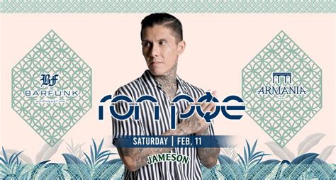 Ron Poe At Armania Phuket Sat 11th Feb 2023 Whats On Phuketnet