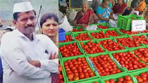 Crorepati Tamatarwala Pune Farmer Earns Rs 2 8 Cr Selling Tomatoes