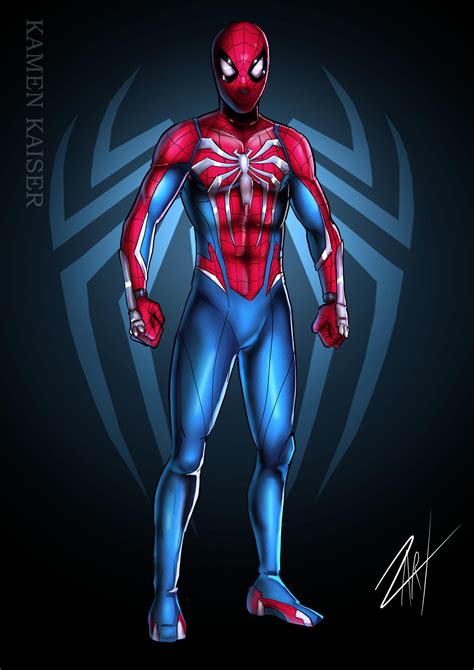 Marvel's Spider-Man 2 Advanced suit 2.0 by KamenKaiser on DeviantArt