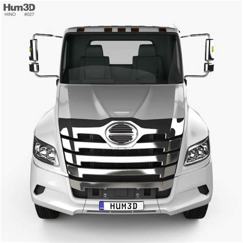 3D Model Of Hino XL Chassis Truck 2022 Hino Trucks 3d Model