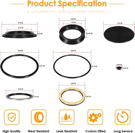 Sector Shaft Seal Kit Fits For Sheppard M M Power Steering