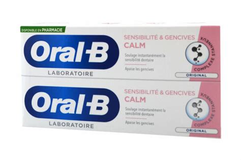 ORAL B Laboratoire Sensibilité et Gencives Calm Original 2x75 ml