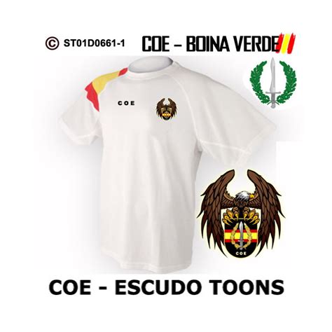 Camiseta Coe Escudo Toons Boina Verde Totemteams