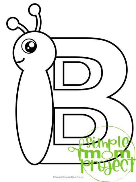 letter  coloring page  preschool
