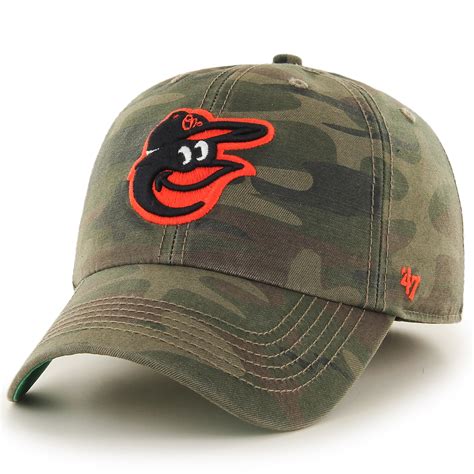 47 Baltimore Orioles Camo Harlan Franchise Fitted Hat