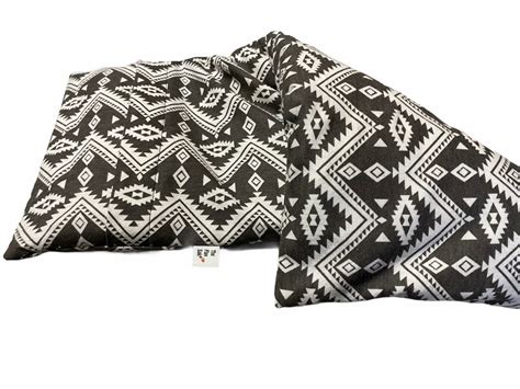 Xl Flax Heating Pad Microwavable Hot Cold Pack Removable Washable Cover Tribal Mothers Day Gift