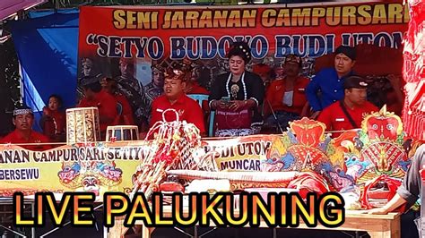 JARANAN SETYO BUDOYO BUDI UTOMO LIVE IN PALUKUNING YouTube