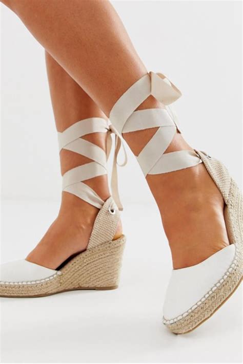 Venta Sandalias Blancas Esparto En Stock