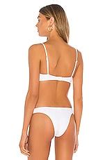 Seafolly Capri Sea Underwire Bra Bikini Top In White Revolve