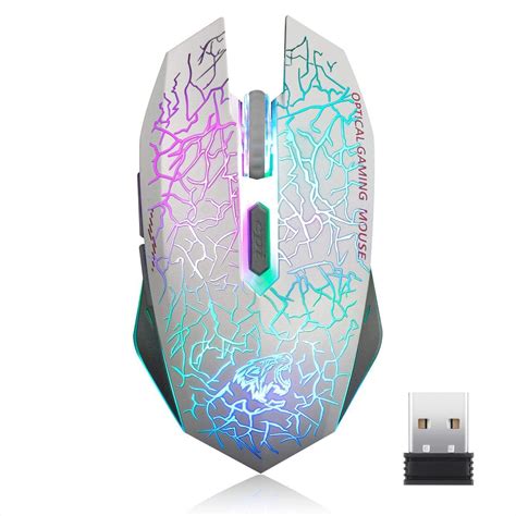 Uiosmuph M2 Silencieuse Souris Optique Sans Fil Rechargeable Souris De