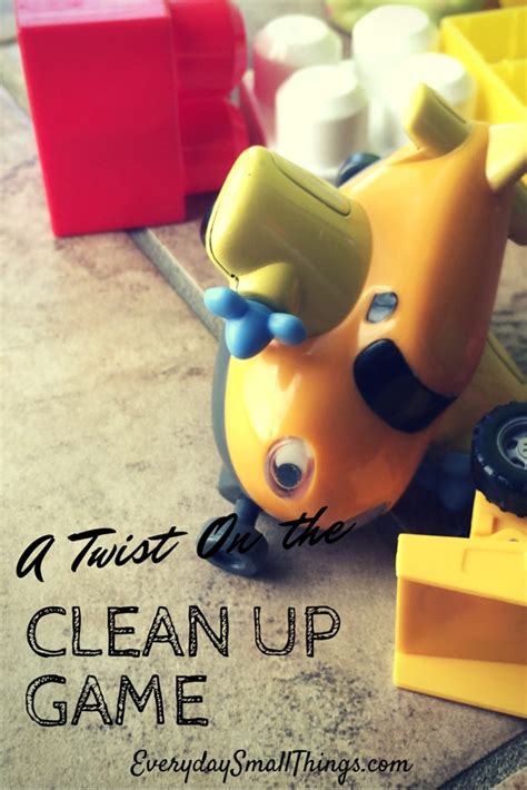 A Twist on the Clean-Up Game | Everyday Small Things