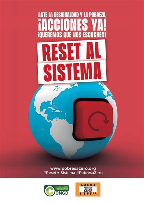 Campaña Pobresa Zero Resetalsistema Contra La Desigualdad Y La