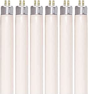 (Pack Of 6) F6T5/D - T5 Fluorescent 6500K Daylight - 6 Watt - 9" Super ...