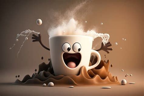 Steaming Cup Of Coffee Animation