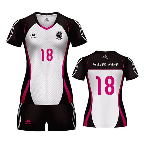 Volleyball Designs Pattern Sublimation Women Volleyball Uniform Design