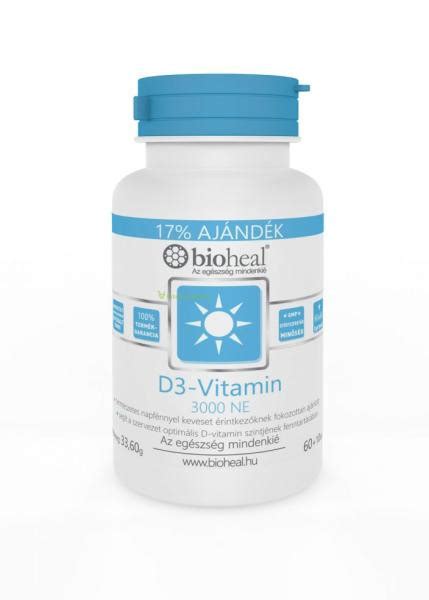 BIOHEAL D3 VITAMIN 3000NE Kapszula 70 Db Medicinanet Hu Gy