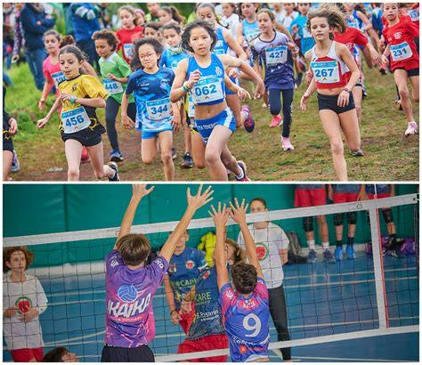 Campo a través y voleibol protagonizan este fin de semana la actividad