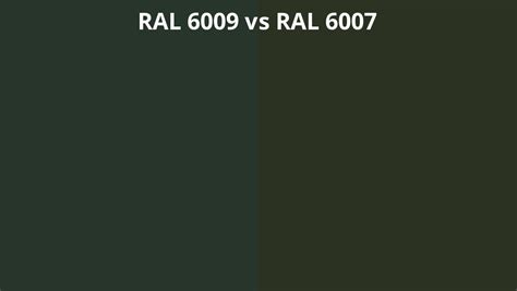 Ral 6009 Vs 6007 Ral Colour Chart Uk