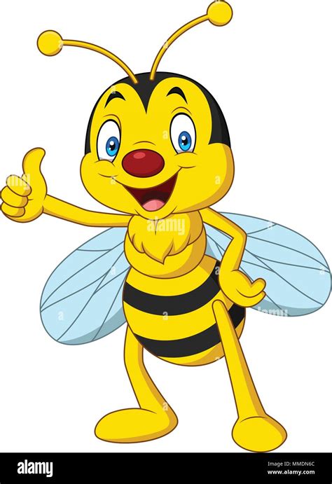 Abeja feliz Imágenes vectoriales de stock Alamy