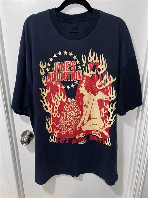 Janes Addiction Shirt Its My Party Nude Tour Short Sleeve All Size