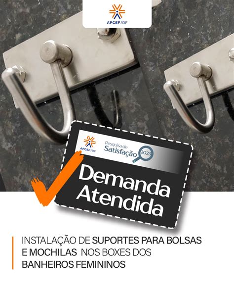 Novos Suportes Para Bolsas E Mochilas Apcef DF Portal