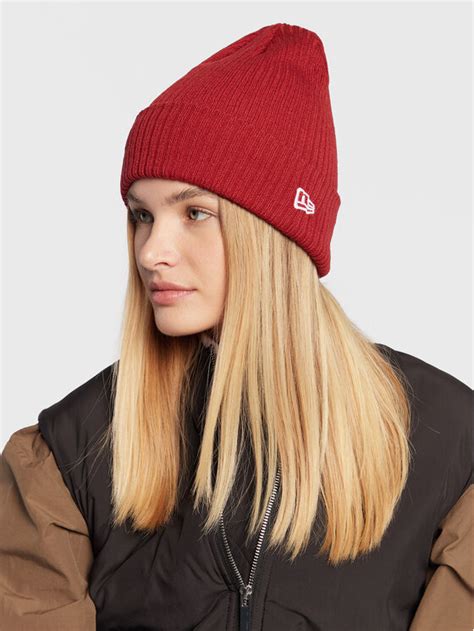 New Era Czapka Beanie Czerwony Modivo Pl