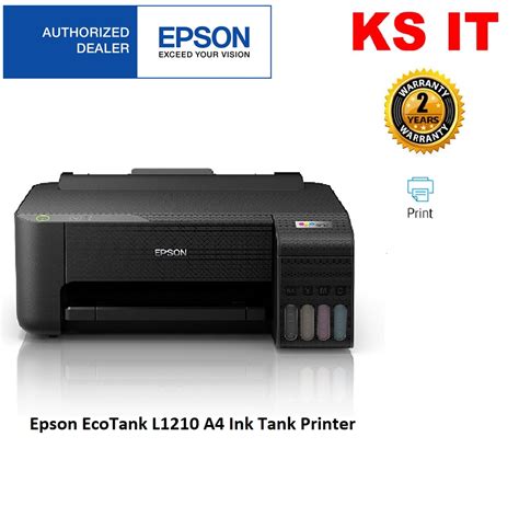 Epson EcoTank L1210 A4 Ink Tank Printer