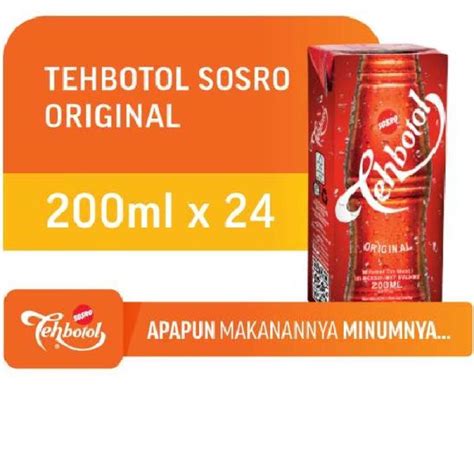 Jual Tehbotol Sosro Kotak Original Ml Pcs Di Seller Sosro