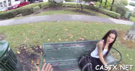 Lovely Brunette Jasmine Caro With Round Natural Tits Fucking