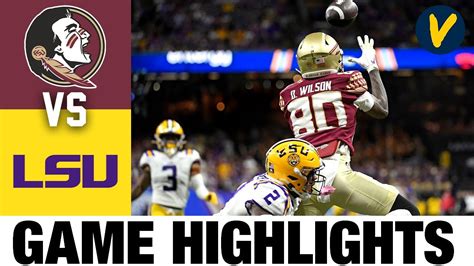 Florida State Vs Lsu 2022 College Football Highlights Youtube