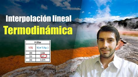 Interpolación lineal para tablas termodinámicas YouTube