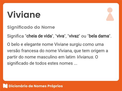 Qual O Significado Do Nome Viviane